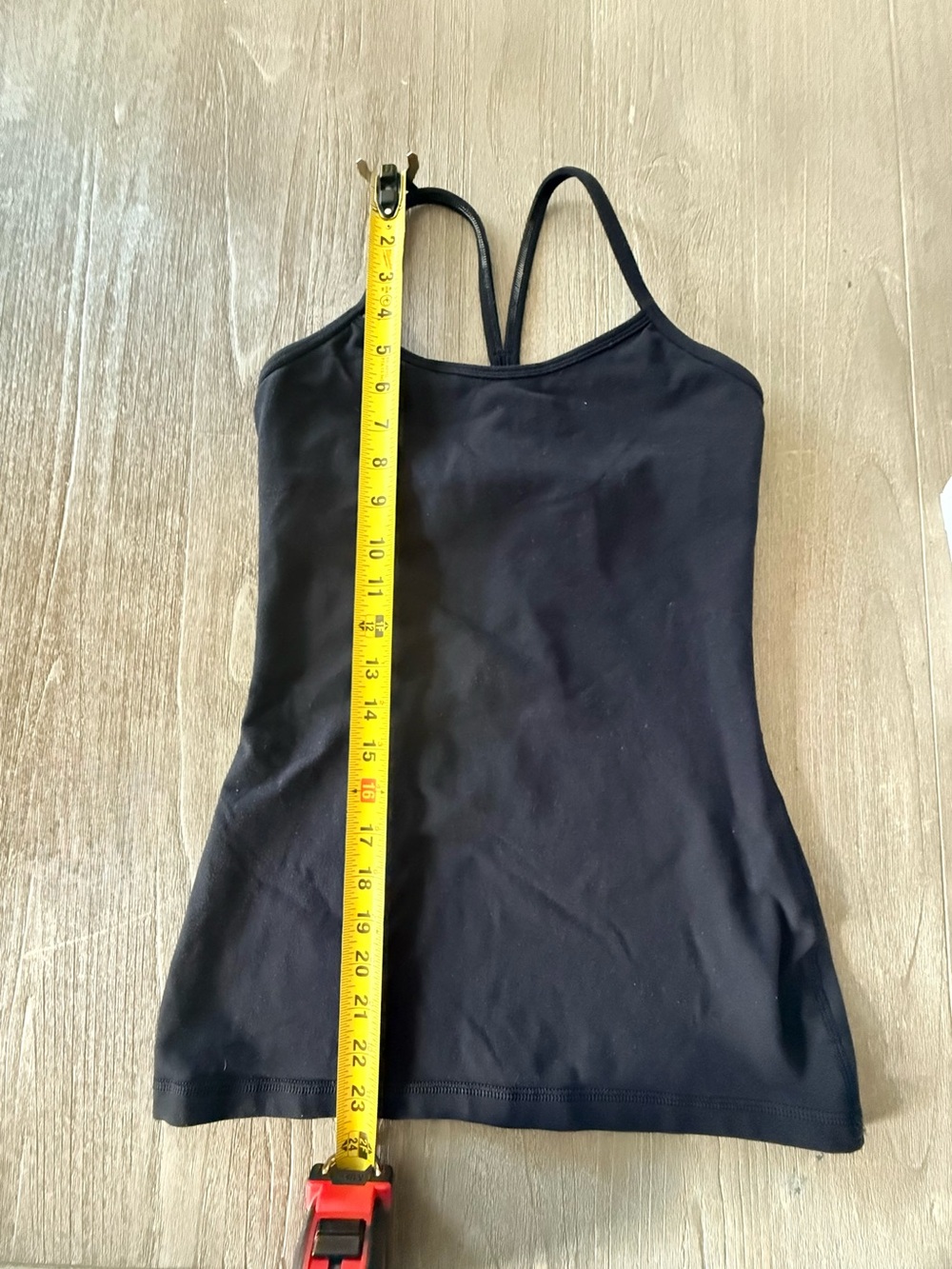 lululemon Flow Y Tank Top Black Size 4 - Picture 5 of 5